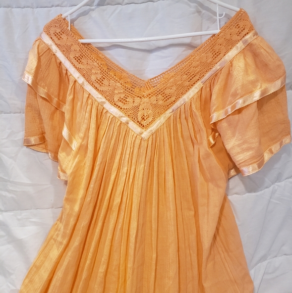 BEAUTIFUL VINTAGE DRESSING GOWN sizeL Women's Nightgown - Picture 4 of 5